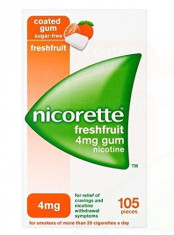 LICHIDARE STOC!Nicorette 4 mg FreshFruit. Cutie 105 bucati. foto
