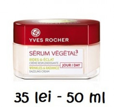 Crema de zi cu efect stralucitor FPS 20 Serum vegetale 3 Yves Rocher foto