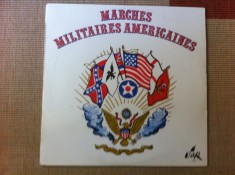 MARCHES MILITAIRES AMERICAINES disc vinyl lp muzica marsuri militare americane