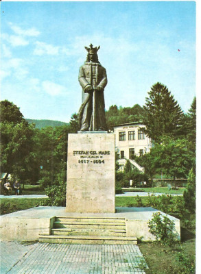 CPI (B5887) PIATRA NEAMT. STATUIA LUI STEFAN CEL MARE foto