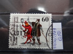 Timbru Germania stampilat-Deutsche Bundespost -1979-MC1030