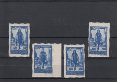 ROMANIA 1946, LP 204 VALOAREA DE 600+900 CU VARIETATE DE DANTELURA,MNH,LOT 1 RO foto