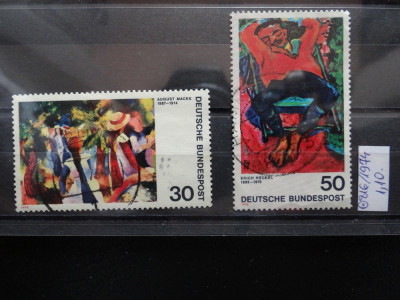 Serie completa timbre Germania stampilate-Deutsche Bundespost-1974-MC816 foto