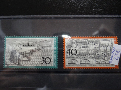 Serie completa timbre Germania stampilate-Deutsche Bundespost-1972-MC746 foto
