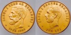 Moneda 100 lei 1906 (aur) foto