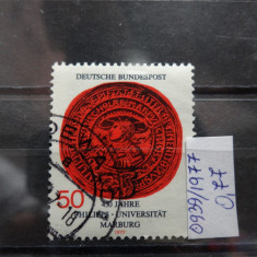 Serie completa timbre Germania stampilate-Deutsche Bundespost-1977-MC939