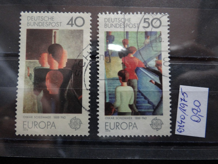 Serie completa timbre Germania stampilate-Deutsche Bundespost-1975-MC840