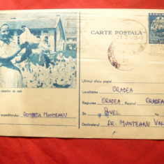 Carte Postala Ilustrata - Crescatorie Pasari de Rasa , circulat 1956