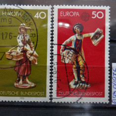 Serie completa timbre Germania stampilate-Deutsche Bundespost-1976-MC890