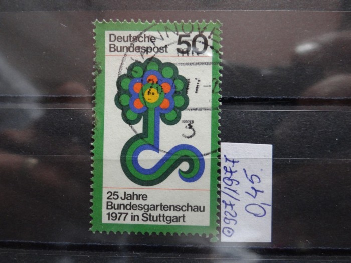 Timbru Germania stampilat-Deutsche Bundespost-1977-MC927