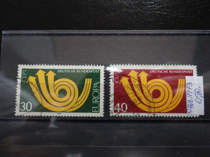 Serie completa timbre Germania stampilate-Deutsche Bundespost-1973-MC768