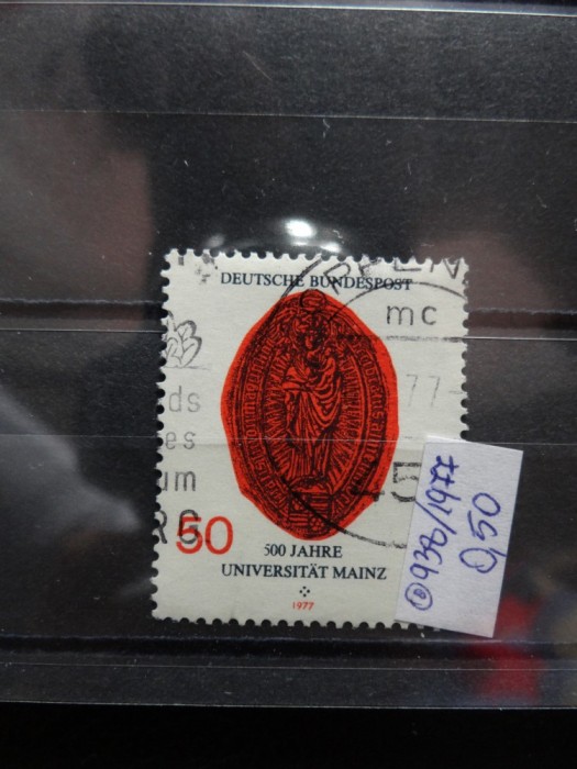 Serie completa timbre Germania stampilate-Deutsche Bundespost-1977-MC938