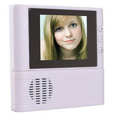 Vizor de usa cu camerera video IR ecran LCD si sonerie foto