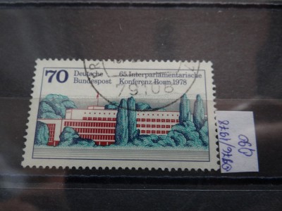 Timbru Germania stampilat-Deutsche Bundespost -1978-MC976 foto