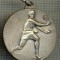 ATAM2001 MEDALIE VECHE 869-SPORTIVA-TENIS -EROARE DOUA MINGI-starea care se vede