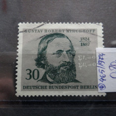 Serie completa timbre Germania stampilate-Deutsche Bundespost Berlin-1974-MC465