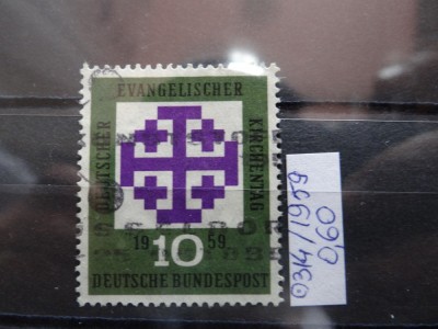 Timbru Germania stampilat-Deutsche Bundespost -1959-MC314 foto