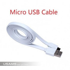 Cablu date Usams microUSB HTC Desire 700 Alb foto