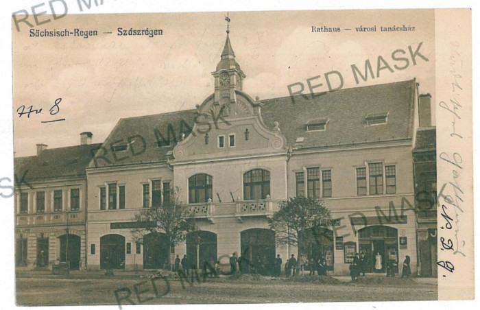 2677 - REGHIN, Mures, stores - old postcard - unused - 1911