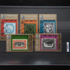 Lot timbre stampilate-serie-South Arabia-Arabia de sud-1967 #663