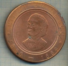 ATAM2001 MEDALIE 896-CENTENAR MIHAI EMINESCU 1889-1989BRAILA-starea care se vede foto