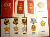 Carnet cu 32 Ilustrate - Decoratii URSS 1972 , tiraj 100 000, Necirculata, Printata