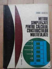 Metode Simplificate Pentru Calculul Constructiilor Multietaja - Einer Keintzel ,527341 foto