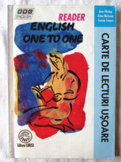 &amp;quot;ENGLISH ONE TO ONE READER. Carte de lecturi usoare&amp;quot;, Ann Hislop s. a., 1995 foto