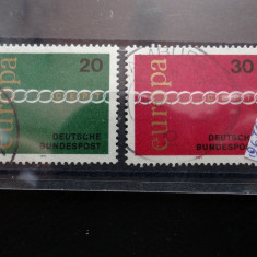 Serie completa timbre Germania stampilate-Deutsche Bundespost -1971-MC675