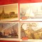 Set 10 Ilustrate de autor -Republicile Sovietice , cu drapele , URSS