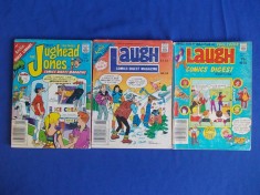 LOT 3 REVISTE BENZI DESENATE : ARCHIE DIGEST LIBRARY - 1981/1987 *