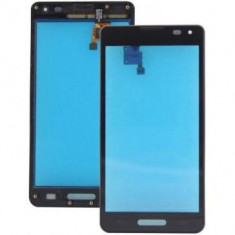Carcasa fata cu touchscreen LG Optimus F7 Originala Neagra foto