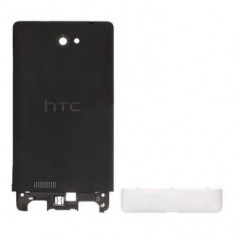 Carcasa HTC Windows Phone 8s 2 piese Originala Neagra-Alba foto