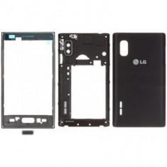 Carcasa LG Optimus L5 Dual E612 Originala Neagra foto