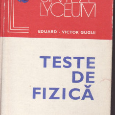 Fizica- Teste de fizica-Gugui-1980