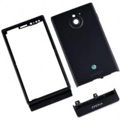 Carcasa Sony MT27i Xperia sola Originala Neagra foto