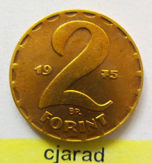 Moneda 2 Forinti - UNGARIA 1975 *cod 1857 a.UNC foto