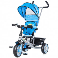 Tricicleta Cu Copertina Si Sezut Reversibil Chipolino Twister Blue 2015 foto