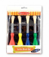 Set 4 Pensule Jumbo Cu Maner Special Melissa And Doug foto