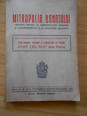 MITROPOLIA BANATULUI - 1956 foto