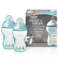 Tommee Tippee Biberon Decorat 340 Ml Pp X 2 Buc foto