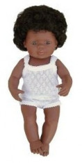 Baby Afroamerican Fata Miniland 40 Cm foto