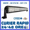 PROIECTOR LED CREE CURBAT, COMBO BEAM, 127 CM 300W, 12V 24V, OFFROAD SUV UTILAJE, Universal