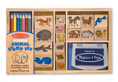 Set De Stampile Cu Animale Melissa And Doug foto