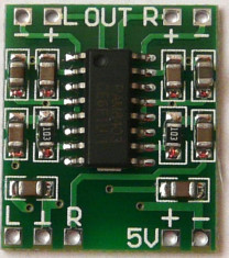 Modul amplificator audio 2,5-5V 2x3W foto