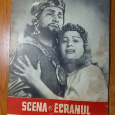 revista " scena si ecranul " iunie 1957