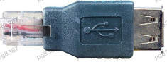 Adaptor USB A mama - 6P/2C tata - 126907 foto