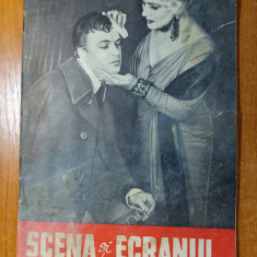 revista " scena si ecranul " februarie 1957