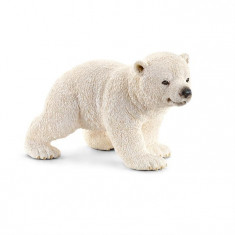 Figurina Animal Pui De Urs Polar Mergand foto