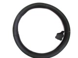 Husa volan A020 piele vita Marimea M ( 38-39cm ) culoare negru, Oem